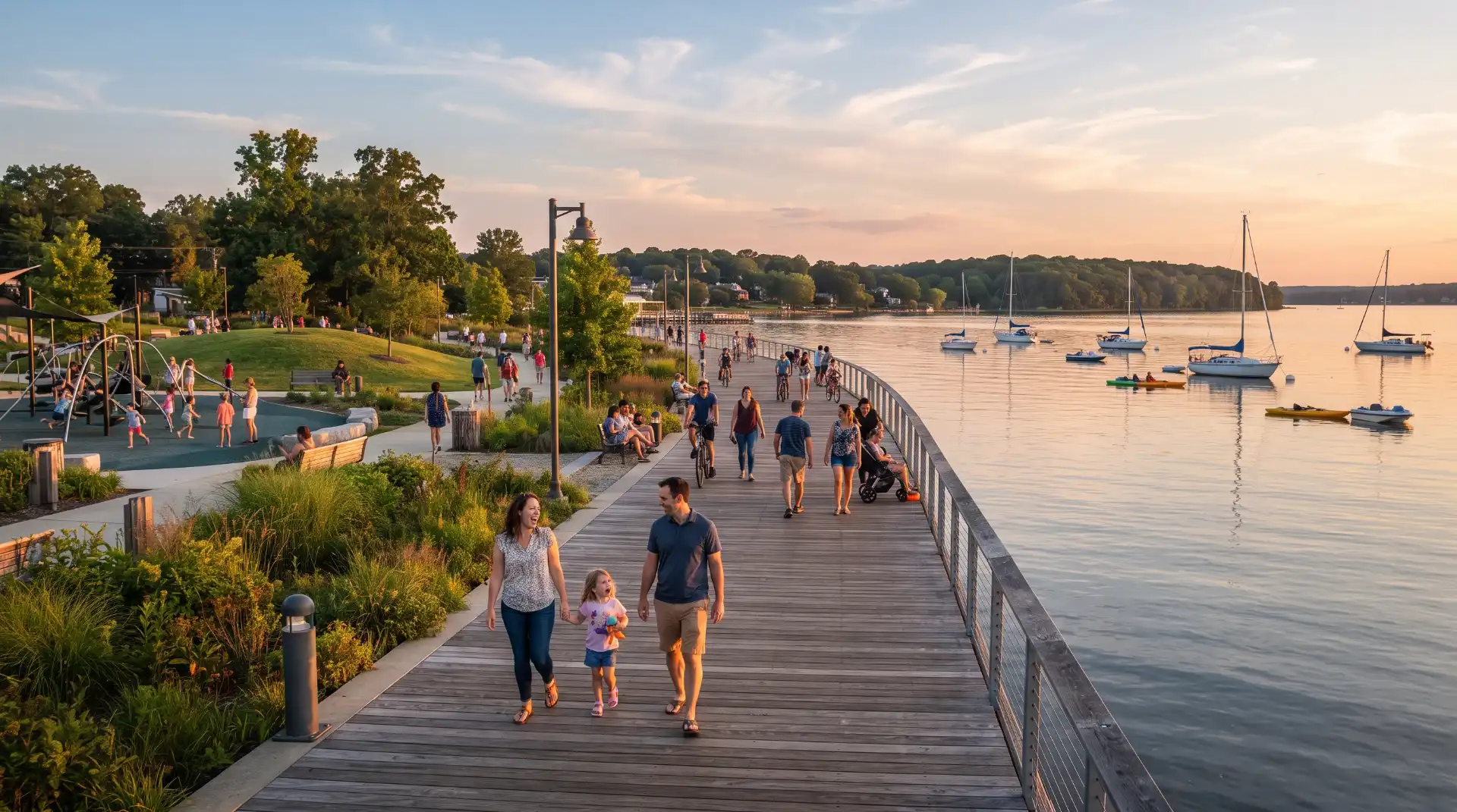What Visitors Can Do at Leonardtown Wharf Park Today