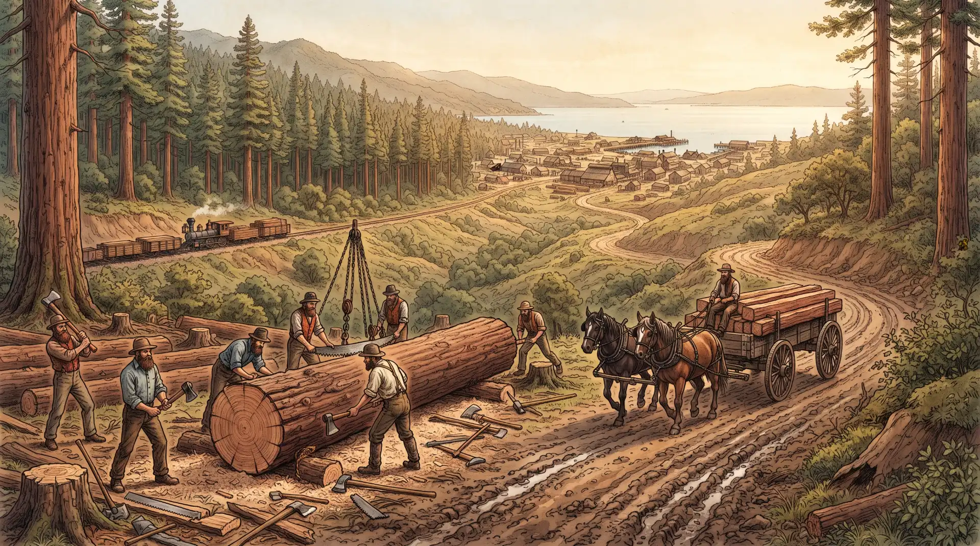 From Redwoods to Railroads: How Transportation Shaped San Mateo County
